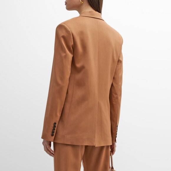 New ALC Maverick Lace-Up Blazer Tawny Brown 6, M $695 - Picture 2 of 9